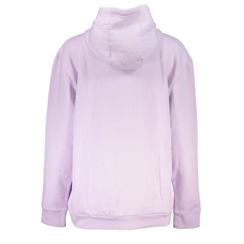 Cavalli Class Lila Baumwollpullover für Damen