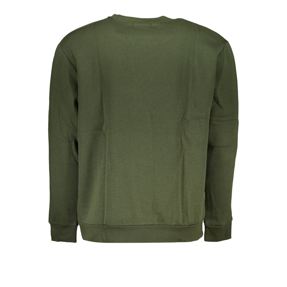 Cavalli Class Grüner Baumwollpullover für Herren