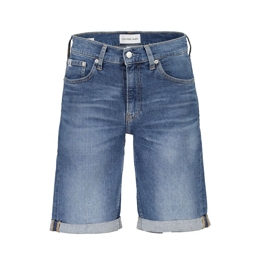 Calvin Klein Herren-Jeansshorts aus blauer Baumwolle