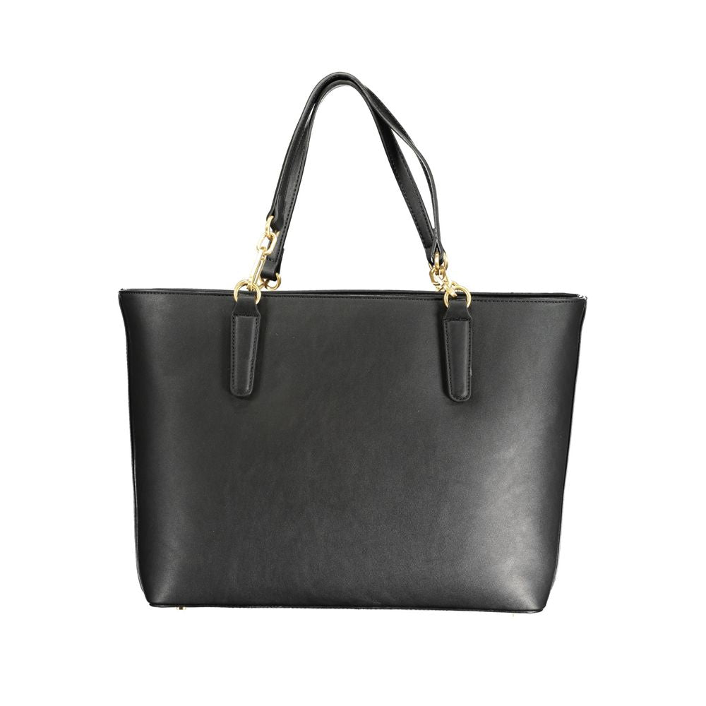 Mario Valentino Black Polyethylene Handbag
