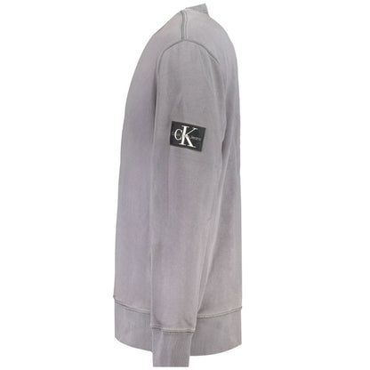 Calvin Klein Grauer Baumwollpullover für Herren