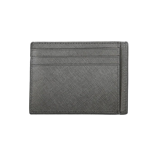 Calvin Klein Schwarze Lederbrieftasche
