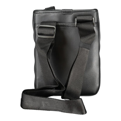Tommy Hilfiger – Schwarze Umhängetasche aus Polyethylen