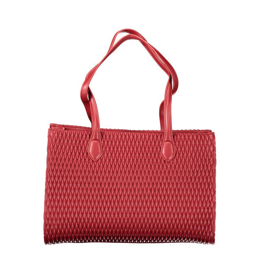 Mario Valentino Rote Polyethylen-Damenhandtasche