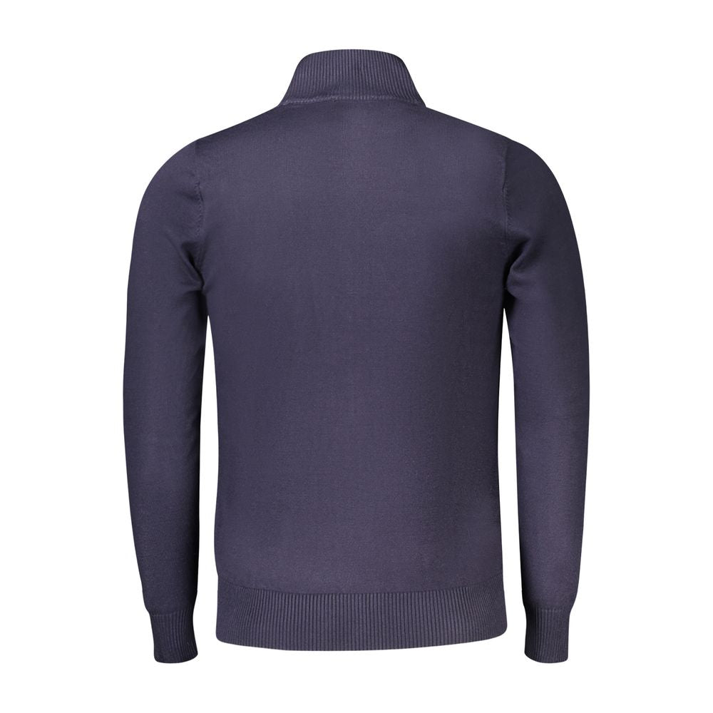 Coveri Moving Blau Viskose Herren Pullover