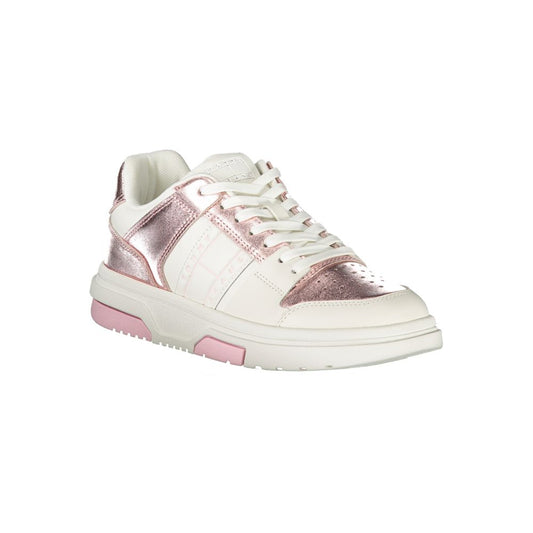 Tommy Hilfiger – Weiße Polyethylen-Sneaker für Damen
