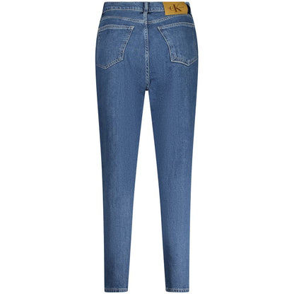 Calvin Klein Blaue Baumwolljeans für Damen