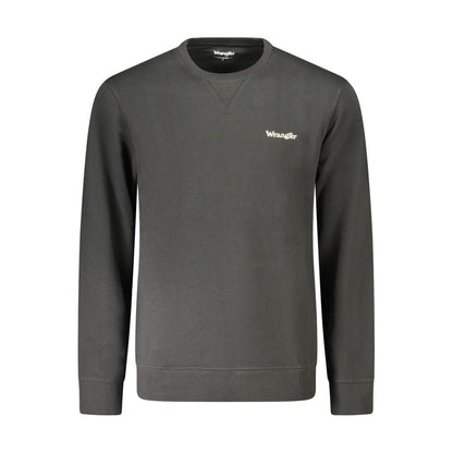 Wrangler – Schwarzer Baumwollpullover für Herren