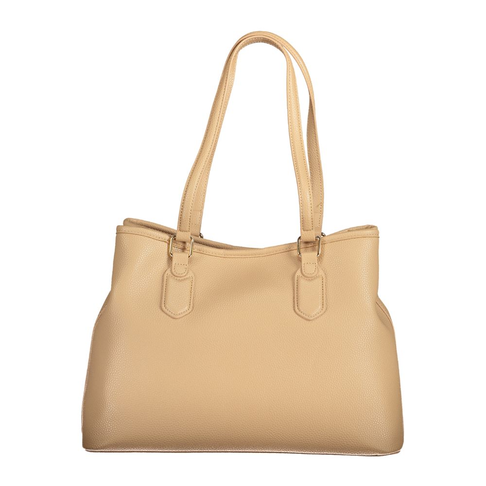 Mario Valentino Beige Polyethylen Damen Handtasche