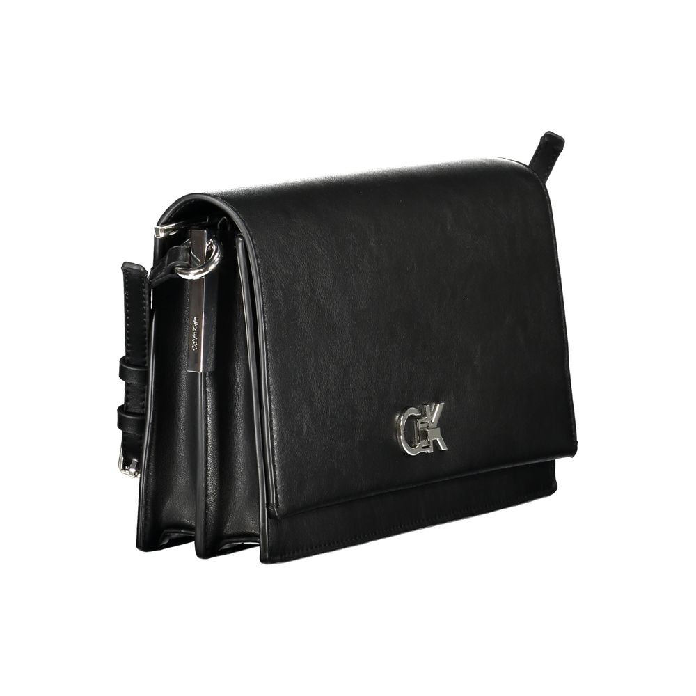 Calvin Klein Damenhandtasche aus schwarzem Polyester