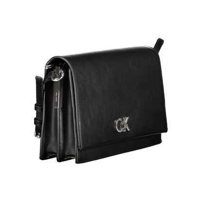 Calvin Klein Damenhandtasche aus schwarzem Polyester