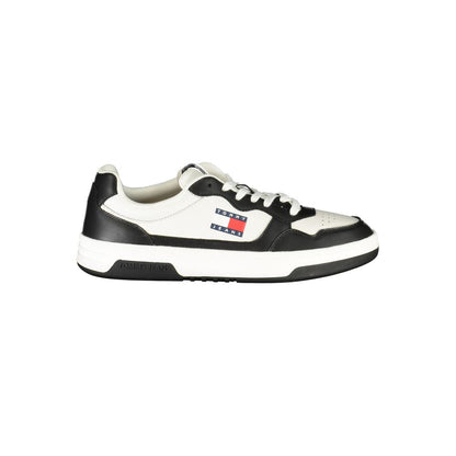 Tommy Hilfiger – Schwarze Leder-Sneaker für Herren