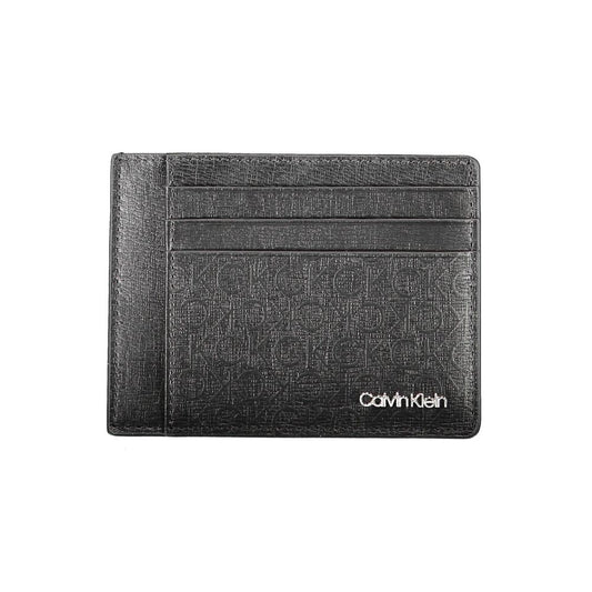 Calvin Klein Herren-Geldbörse aus Polyester, Schwarz