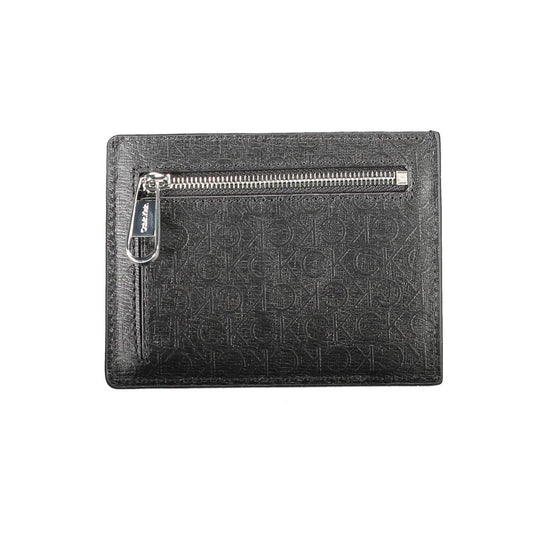 Calvin Klein Herren-Geldbörse aus Polyester, Schwarz