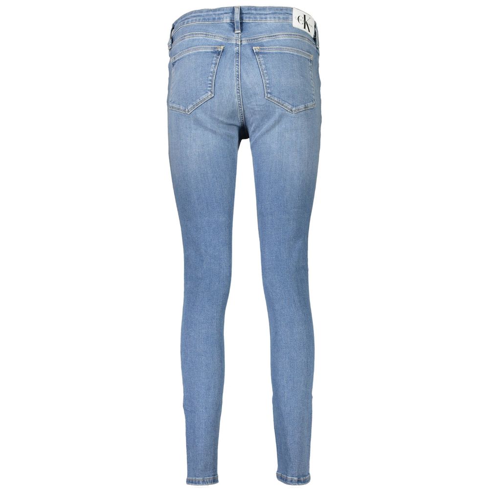 Calvin Klein Blaue Baumwolljeans für Damen