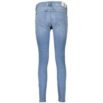 Calvin Klein Blaue Baumwolljeans für Damen