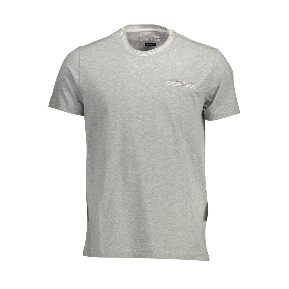 Harmont &amp; Blaine Braunes Herren-T-Shirt aus Baumwolle