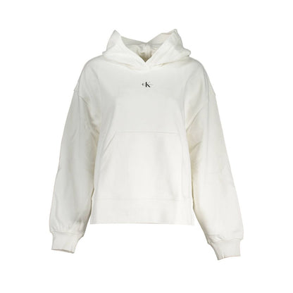 Calvin Klein Weißer Baumwollpullover für Damen