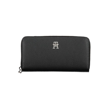 Tommy Hilfiger – Schwarze Polyethylen-Geldbörse für Damen