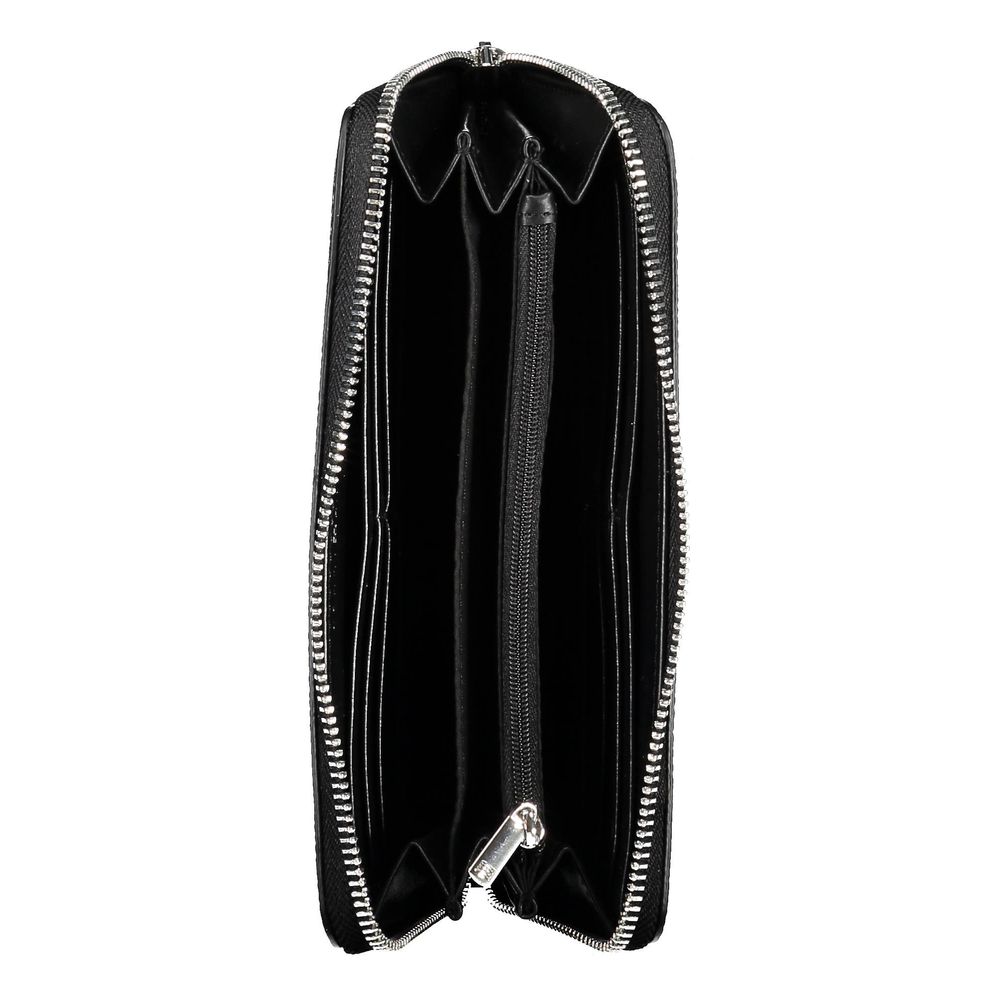 Tommy Hilfiger – Schwarze Polyethylen-Geldbörse für Damen