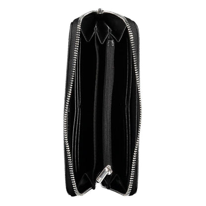 Tommy Hilfiger – Schwarze Polyethylen-Geldbörse für Damen