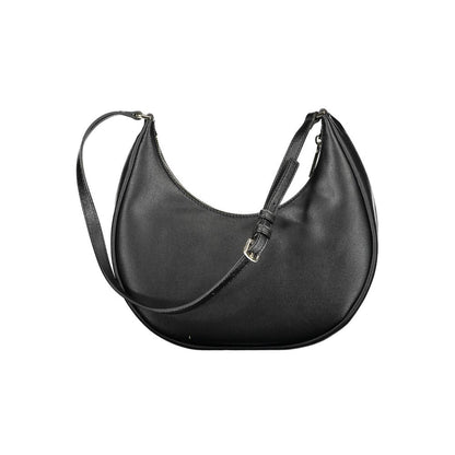 Calvin Klein – Schwarze Handtasche aus recyceltem Polyester für Damen