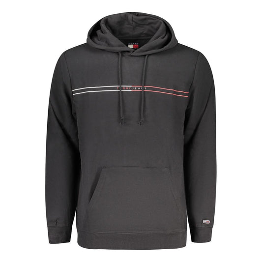 Tommy Hilfiger – Schwarzer Baumwollpullover für Herren
