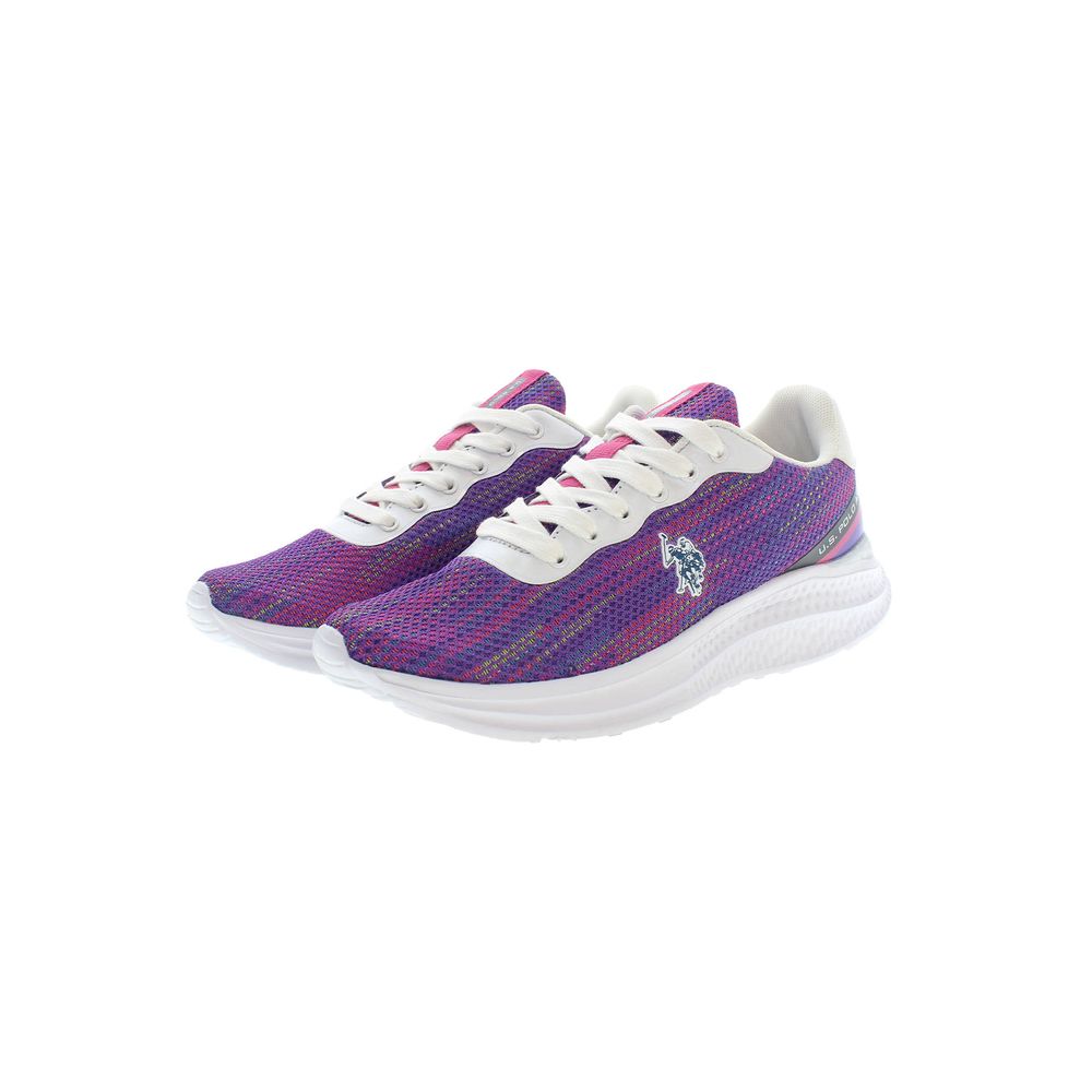 US POLO ASSN. Lila Polyester Damen Sneaker