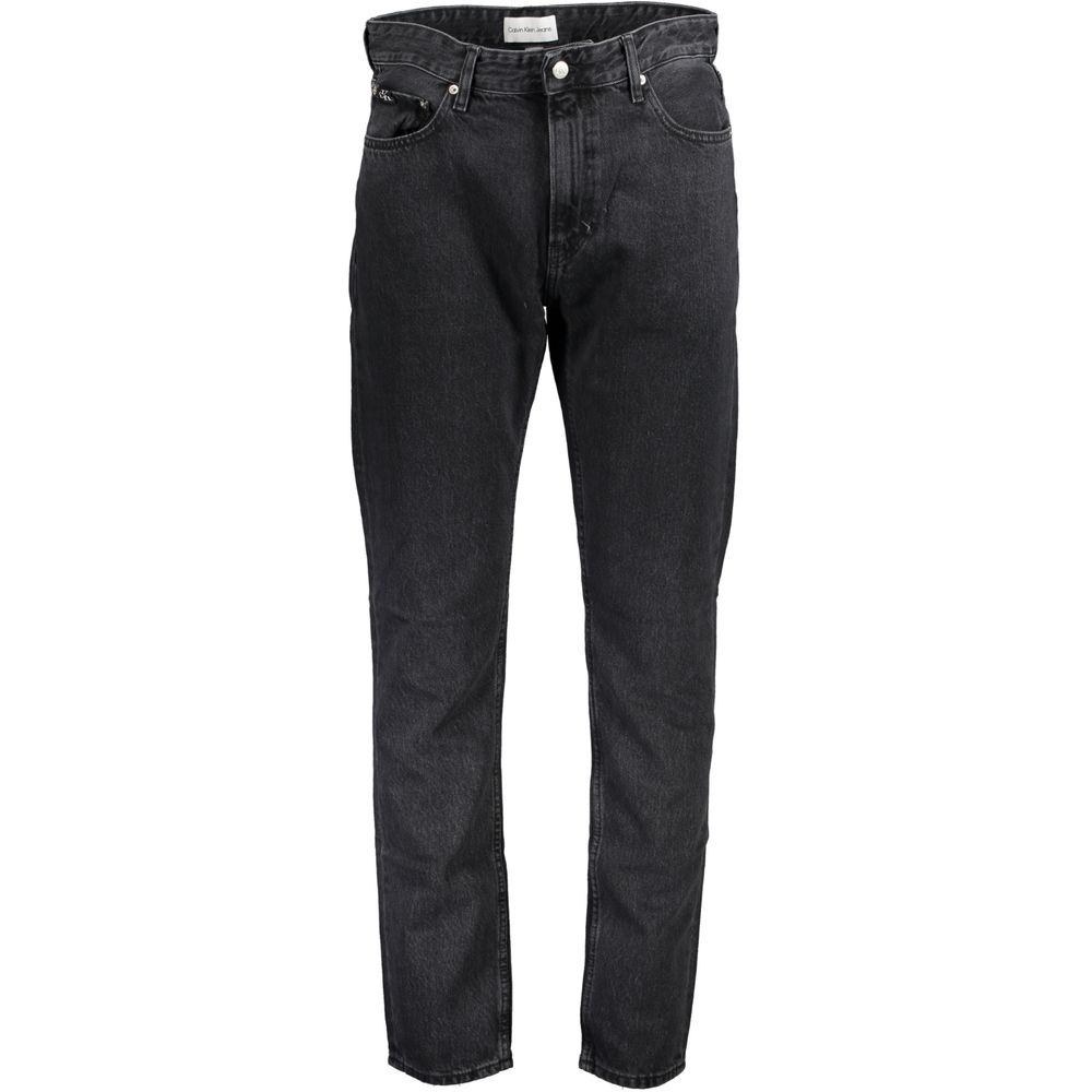Calvin Klein Schwarze Baumwolljeans für Herren
