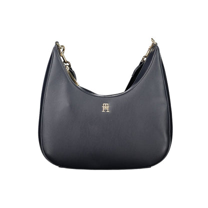 Tommy Hilfiger – Blaue Polyester-Handtasche