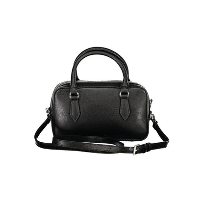 Mario Valentino Schwarze Polyethylen-Damenhandtasche
