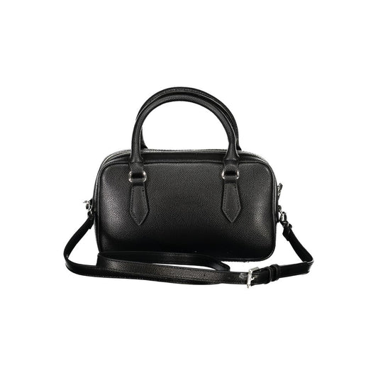 Mario Valentino Schwarze Polyethylen-Damenhandtasche