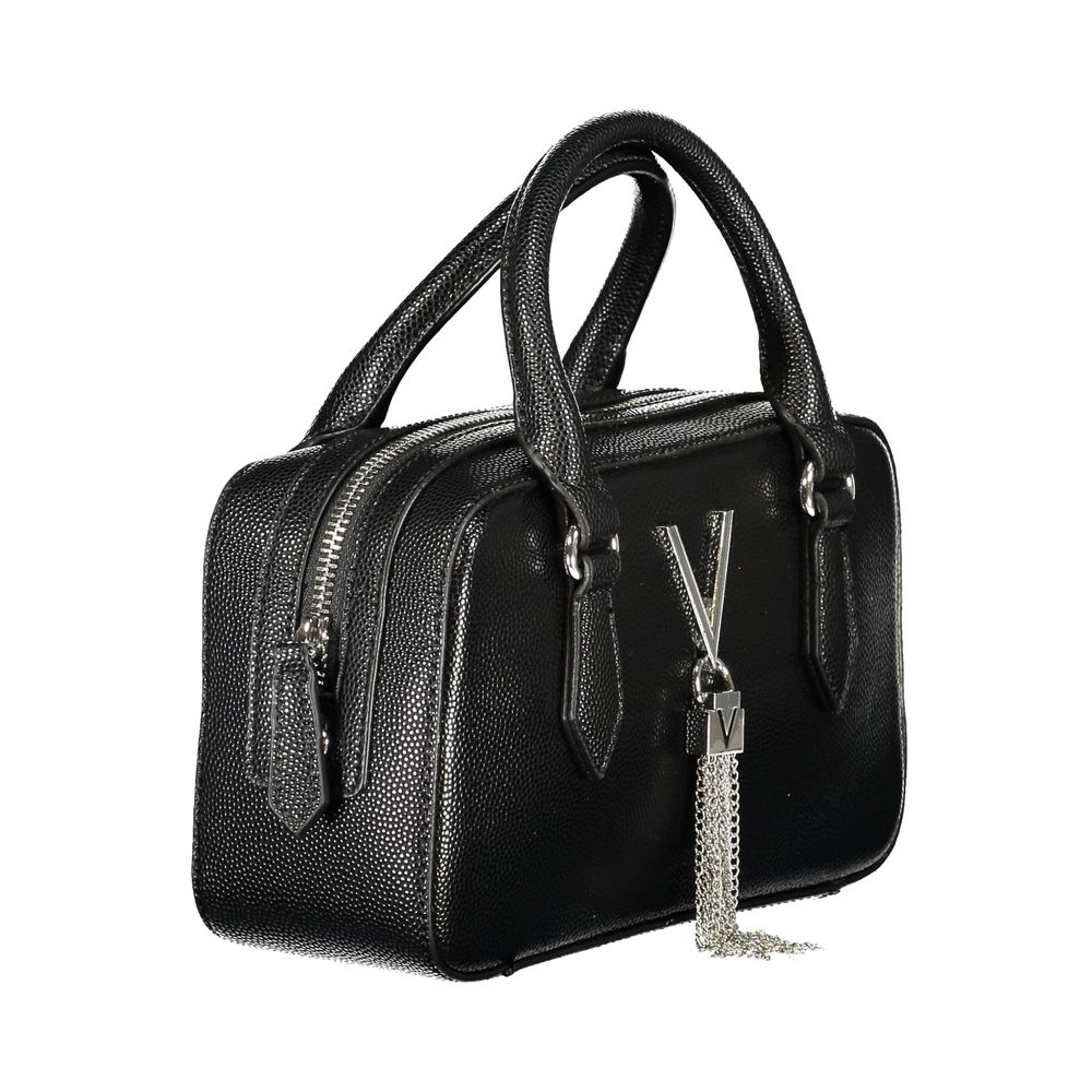 Mario Valentino Schwarze Polyethylen-Damenhandtasche