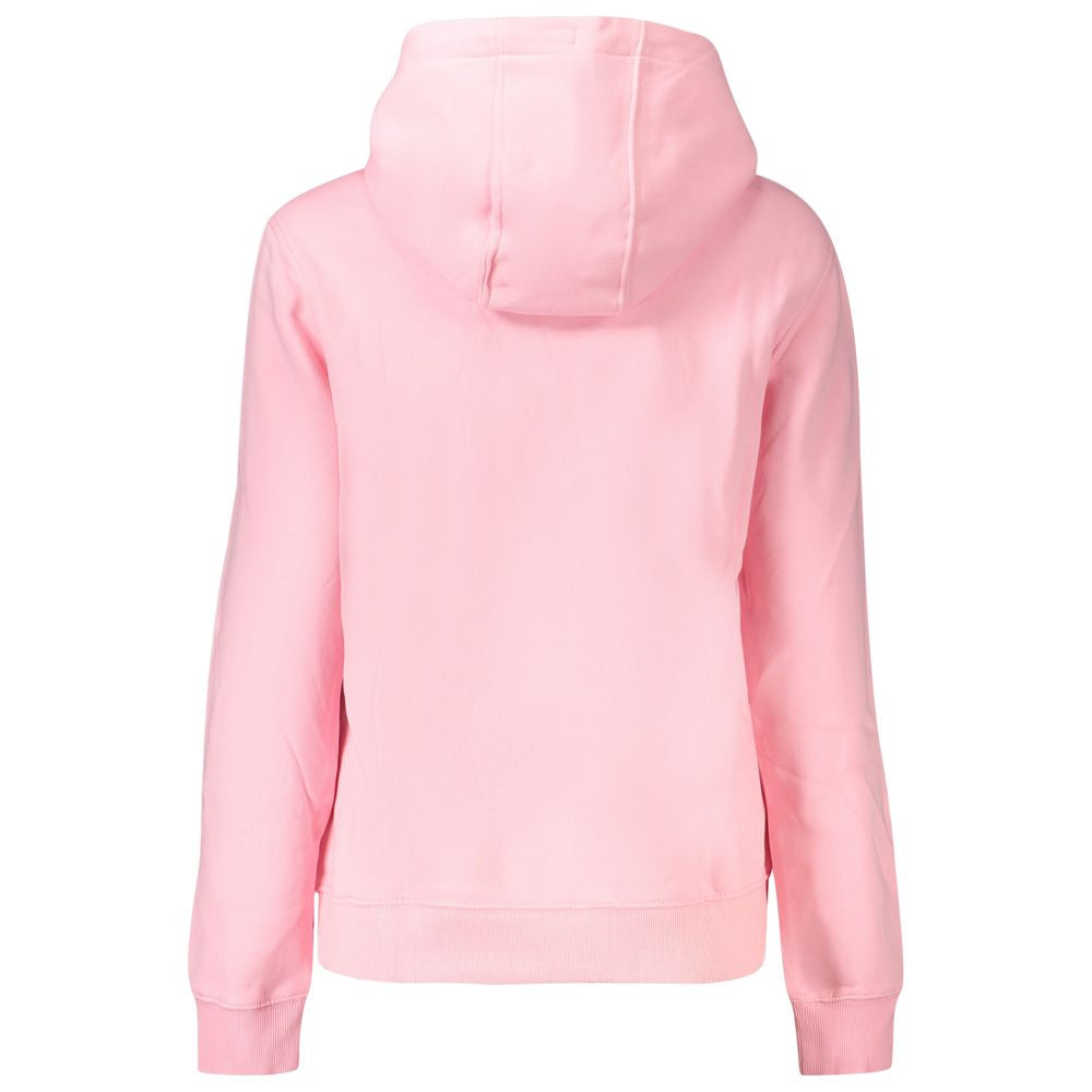Tommy Hilfiger – Rosafarbener Baumwollpullover für Damen