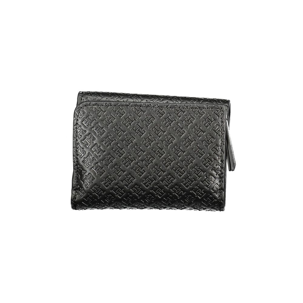 Tommy Hilfiger – Schwarze Polyethylen-Geldbörse für Damen