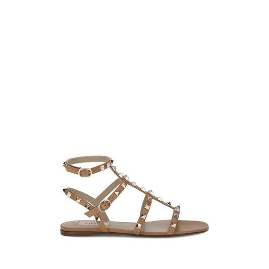 Valentino Garavani Sandalen aus beigem Kalbsleder (Bos Taurus)
