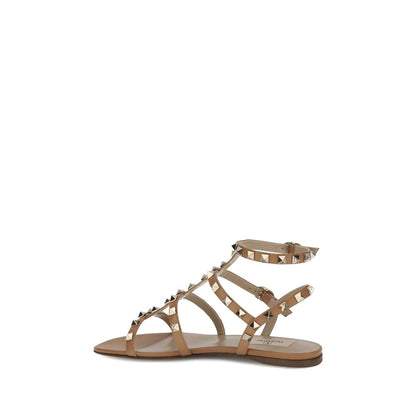 Valentino Garavani Sandalen aus beigem Kalbsleder (Bos Taurus)