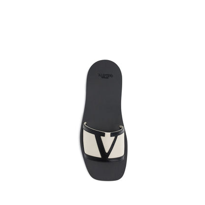 Valentino Garavani Sandalen aus Kalbsleder mit Bos Taurus-Prägung in Multicolor