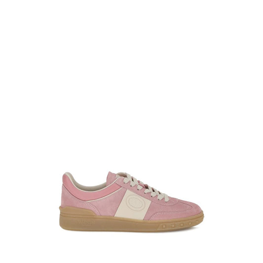 Valentino Garavani Mehrfarbige Kalbsleder-Sneaker Bos Taurus mit niedrigem Schaft