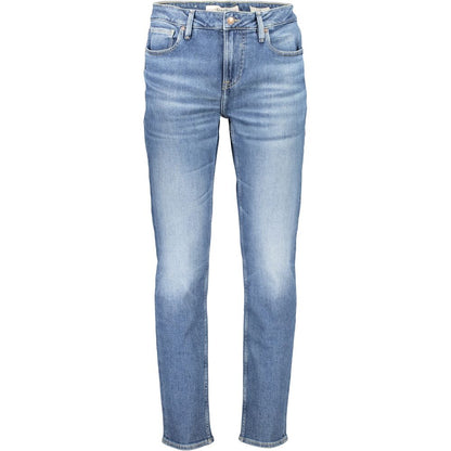 Guess Jeans Blue Cotton Men Slim Jeans