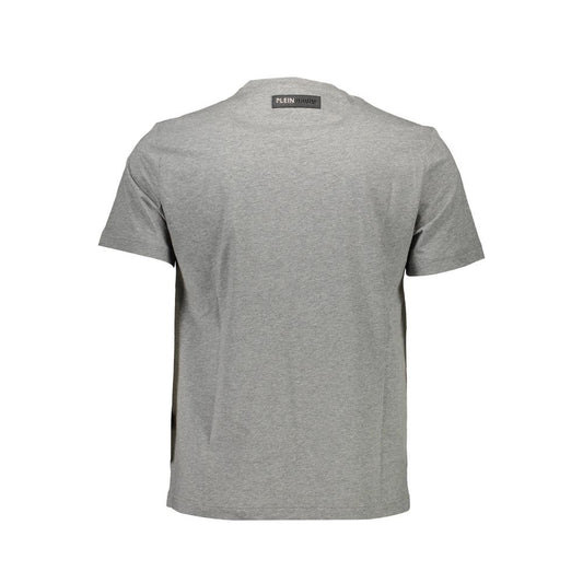 Plein Sport Brown Cotton Men T-Shirt