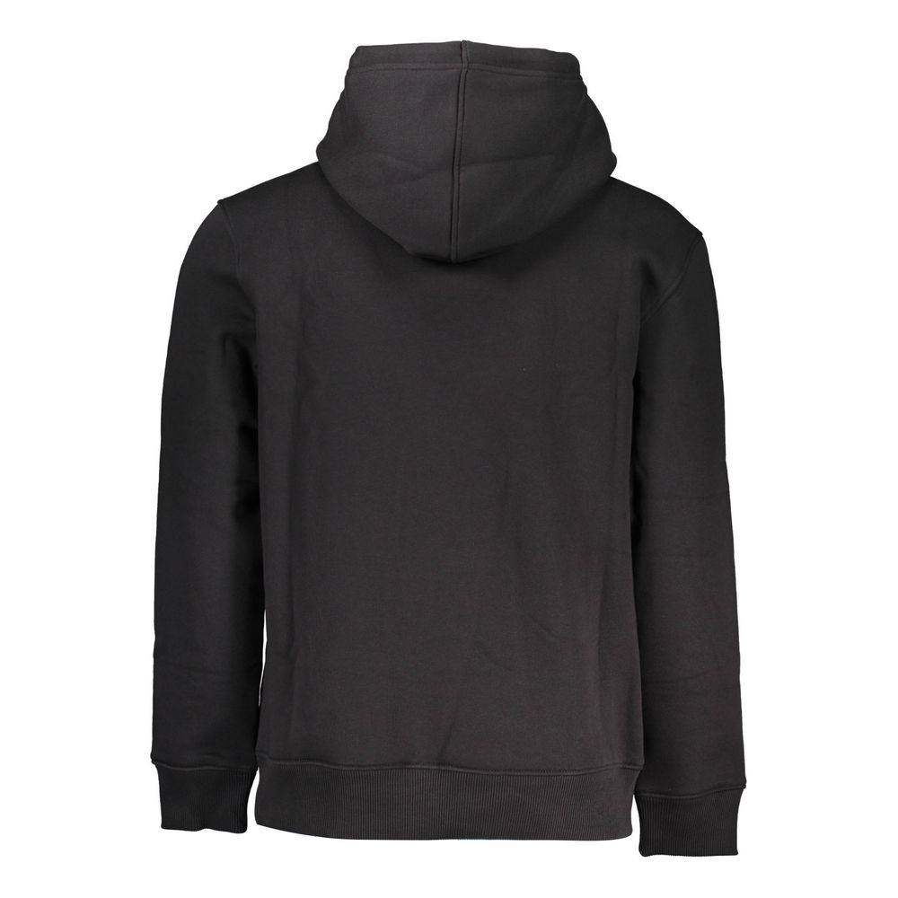 Calvin Klein Herren-Kapuzenpullover aus schwarzer Baumwolle
