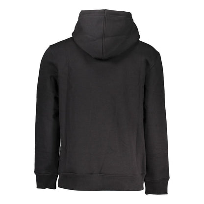 Calvin Klein Herren-Kapuzenpullover aus schwarzer Baumwolle