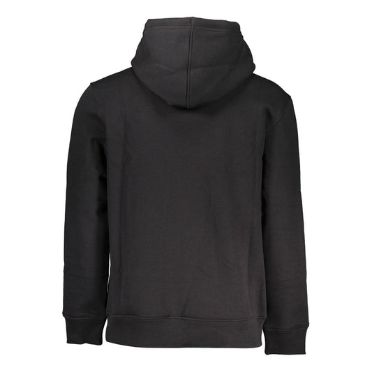 Calvin Klein Herren-Kapuzenpullover aus schwarzer Baumwolle