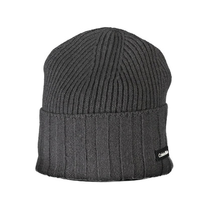 Calvin Klein Eleganter grauer Hut mit Kontrastdetails