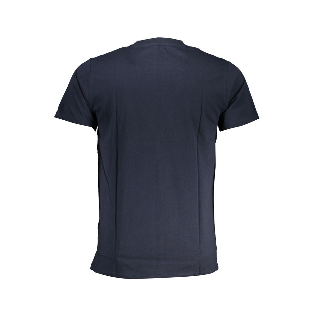 Blaues Baumwoll-T-Shirt der Cavalli Class