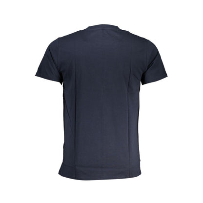 Blaues Baumwoll-T-Shirt der Cavalli Class