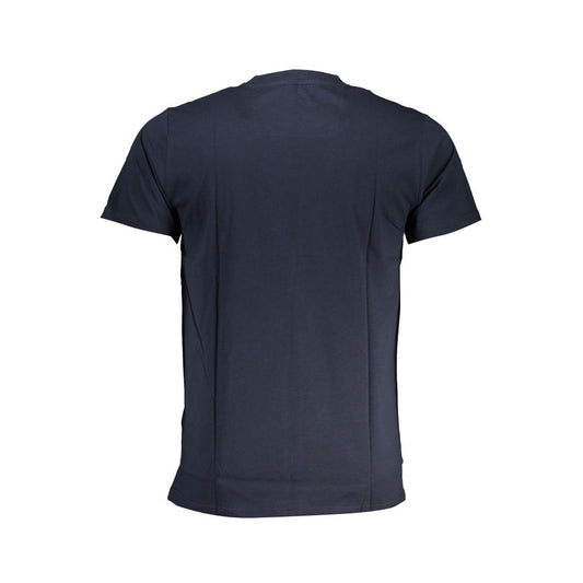 Blaues Baumwoll-T-Shirt der Cavalli Class