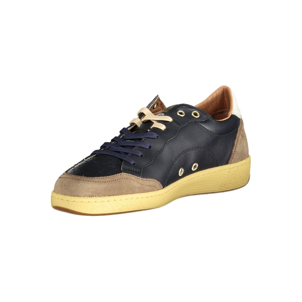 Blauer brauner Polyester-Sneaker