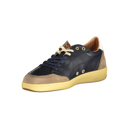 Blauer brauner Polyester-Sneaker